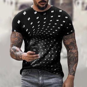 3D Graphic Printed Short Sleeve Shirts