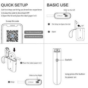 Wireless Portable Quick Thermal Label Printer