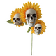 2021 Halloween Skull Sunflower