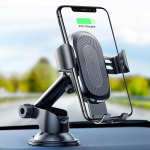 3 In 1 Wireless Charger Car Phone Holder