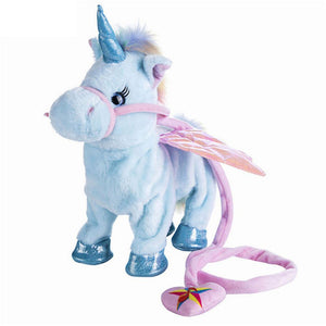 Walking Unicorn Plush Toy