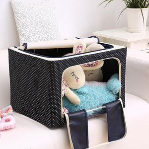 Oxford Cloth Steel Frame Storage Box(🎊Semi-Annual Sale - 50% OFF + Buy 4 Free Shipping)