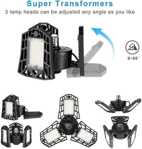 LED Three-Leaf Garage Light