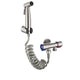 Toilet hand-held high-pressure flusher