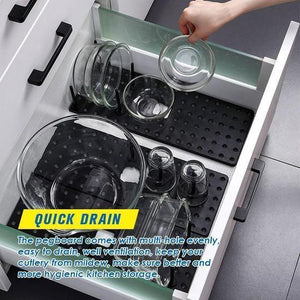 Adjustable Countertop Split Drain Organizer