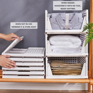 Foldable Drawer Design Storage Basket