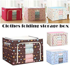 Oxford Cloth Steel Frame Storage Box(🎊Semi-Annual Sale - 50% OFF + Buy 4 Free Shipping)