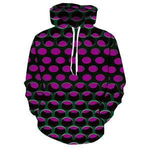 3D Graphic Printed Hoodies Geometric