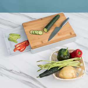 (🎁Early Christmas Promotion-30% OFF)Kitchen Cutting Board with Detachable Storage Drawer
