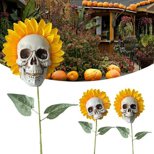 2021 Halloween Skull Sunflower