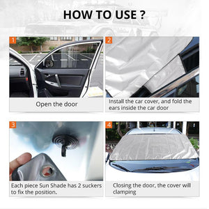 (🎅 Christmas Early Special Offer - 30% OFF )Magnetic Car Front Windscreen Cover