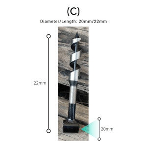 Multipurpose Manual Survival Drill Bit