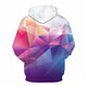 3D Graphic Printed Hoodies Colorful Geometric