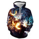 3D Graphic Printed Hoodies Sea