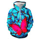 3D Graphic Printed Hoodies Butterfly