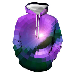 3D Graphic Printed Hoodies Sun