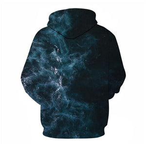 3D Graphic Printed Hoodies Sea