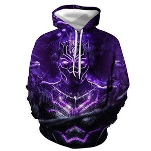 3D Graphic Printed Hoodies Panther