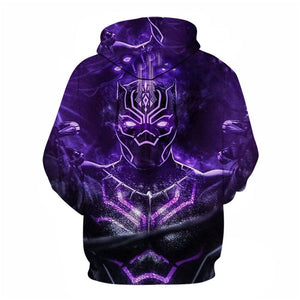 3D Graphic Printed Hoodies Panther