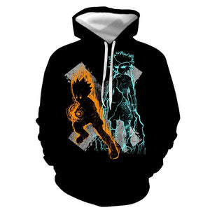 3D Graphic Printed Hoodies Cartoon Character