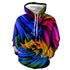 3D Graphic Printed Hoodies Colorful Cloth