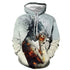 3D Graphic Printed Hoodies Woman