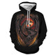 3D Graphic Printed Hoodies Dragon