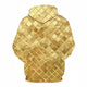 3D Graphic Printed Hoodies Gold Square