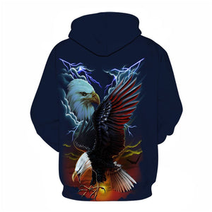 3D Graphic Printed Hoodies Eadge