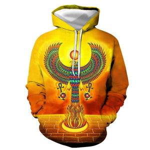 3D Graphic Printed Hoodies Phoenix