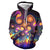 3D Graphic Printed Hoodies Microorganism