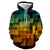 3D Graphic Printed Hoodies Optical Illusion