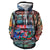 3D Graphic Printed Hoodies Graffiti