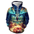 3D Graphic Printed Hoodies Owl