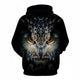 3D Graphic Printed Hoodies Owl