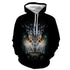 3D Graphic Printed Hoodies Eagle