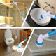 Electric Power Cleaning Scrubber with Extension Handle